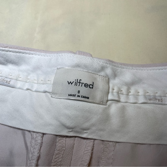 Aritzia- The Effortless Pants in Calluna Lilac Size 8 High Waisted Trouser SHORT - Picture 8 of 9
